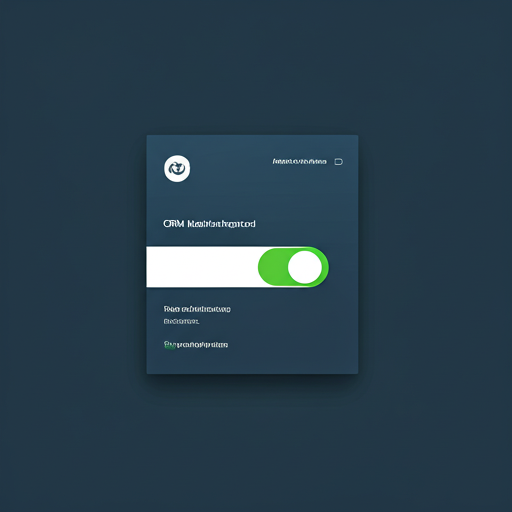 CRM Mailchimp Integration UI Card